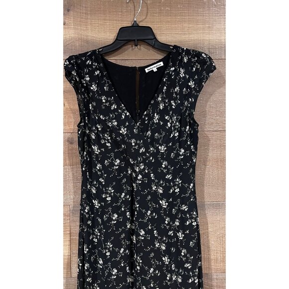 NEW REFORMATION Baden black Floral Print Maxi SIZE 6 - Picture 5 of 10